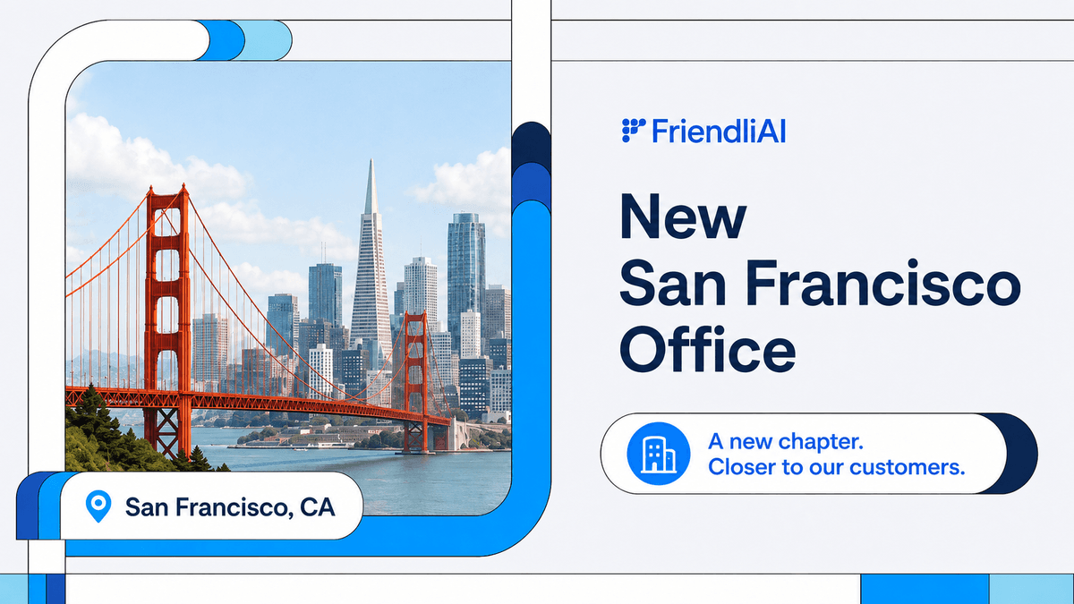 FriendliAI Expands to San Francisco to Scale Frontier AI Inference for Open-Weight and Custom Models thumbnail